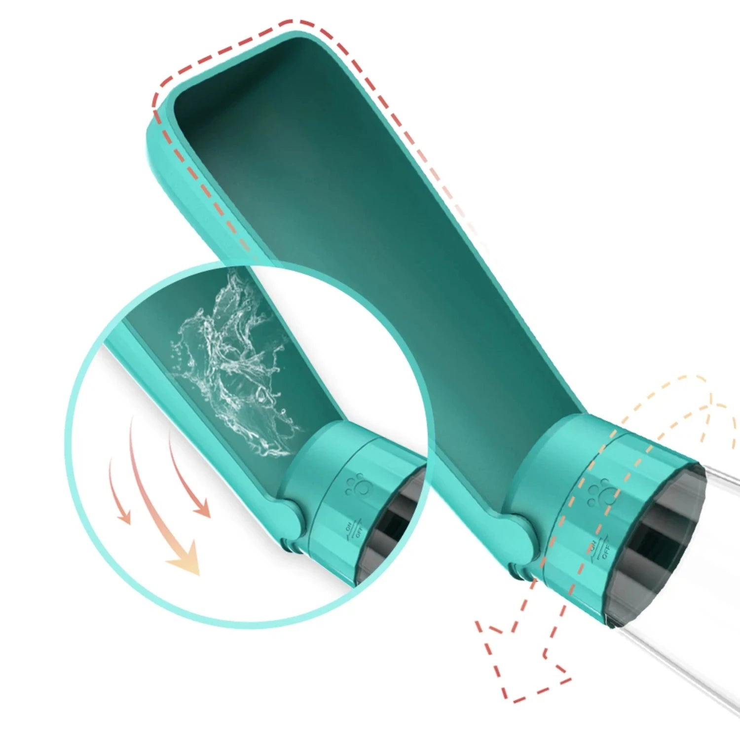 Portable Dog Water Bottle Dispenser